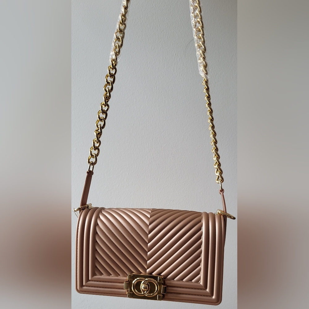Rose Gold Jelly Purse